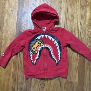 BAPE Kids' Toddler Graphic Baby Milo Jacket Full Zip size 130 5Y C17